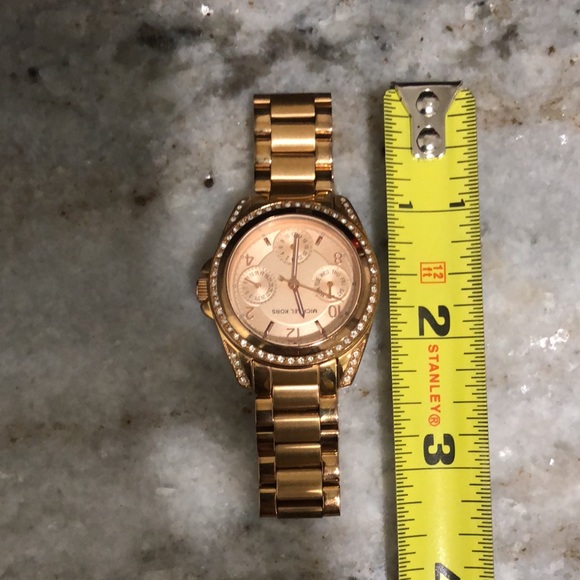 MICHAEL KORS Women's MK 5613 Rose Gold-Tone Stainless Steel Bracelet Watch - Picture 8 of 8